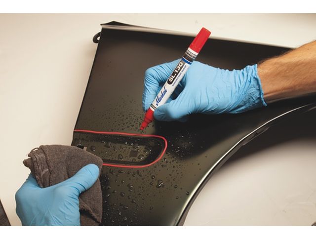 маркер промышл. для временной маркировки на основе жидк. краски markal sl130 белый (толщина линии 3 мм. цвет белый) 31200126 от BTSprom.by