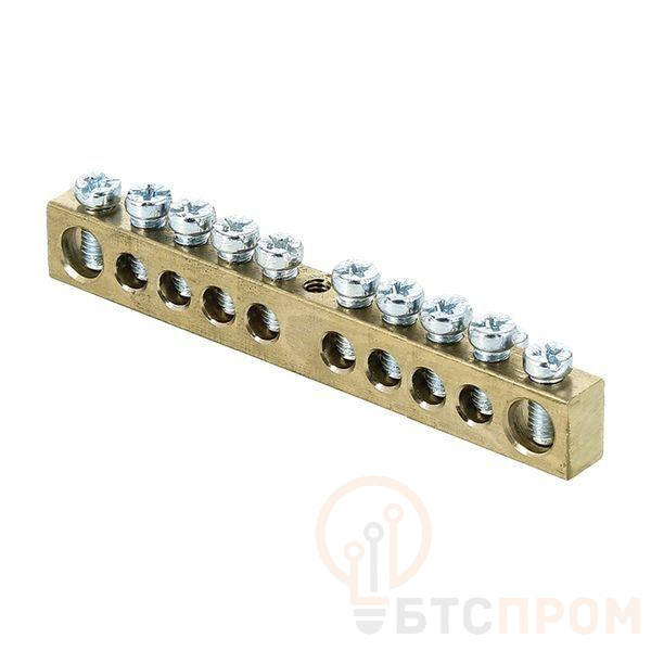 Шина PEN "ноль-земля" 6х9 10 отвер. латунь крепеж по центру розн. стикер PROxima EKF sn0-63-10-r фото в каталоге от BTSprom.by  Шина PEN "ноль-земля" 6х9 10 отвер. латунь крепеж по центру розн. стикер PROxima EKF sn0-63-10-r фото в каталоге от BTSprom.by