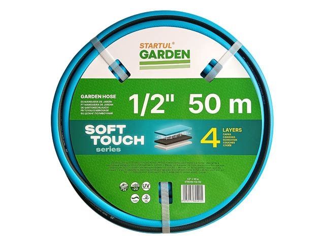 шланг поливочный 1/2" 50м startul garden soft touch (st6040-1/2-50) (4 слоя) st6040-1/2-50 от BTSprom.by