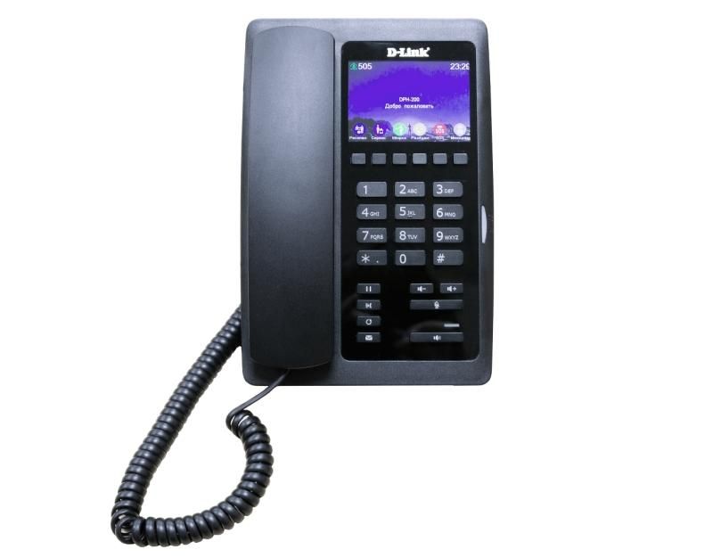 телефон-ip dph-200se/f1a с цветным дисплеем 1 wan-порт 10/100base-tx 1 lan-портом 10/100base-tx poe d-link 1641227 от BTSprom.by