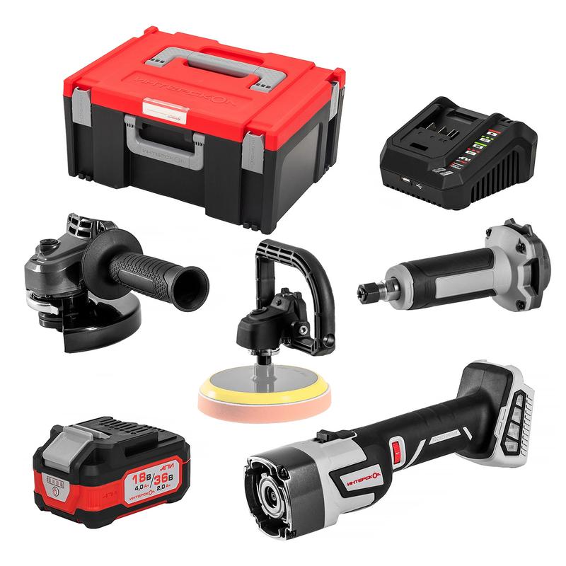 набор инструмента мультимакс 36 (модуль привода мм-36э модуль ушм-125 3612вэ модуль пшм-3606вэ модуль упм-36вэ акб 18(36) заряд. устр. мультибокс) интерскол 900.4.3.42 от BTSprom.by