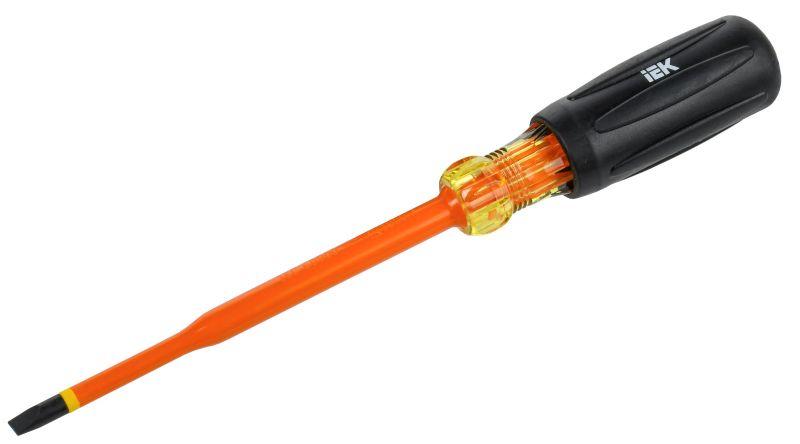 отвертка диэлектрическая slim sl5.5х125 т3 arma2l 5 iek a2l5-sc31-t3-sl-55-125 от BTSprom.by