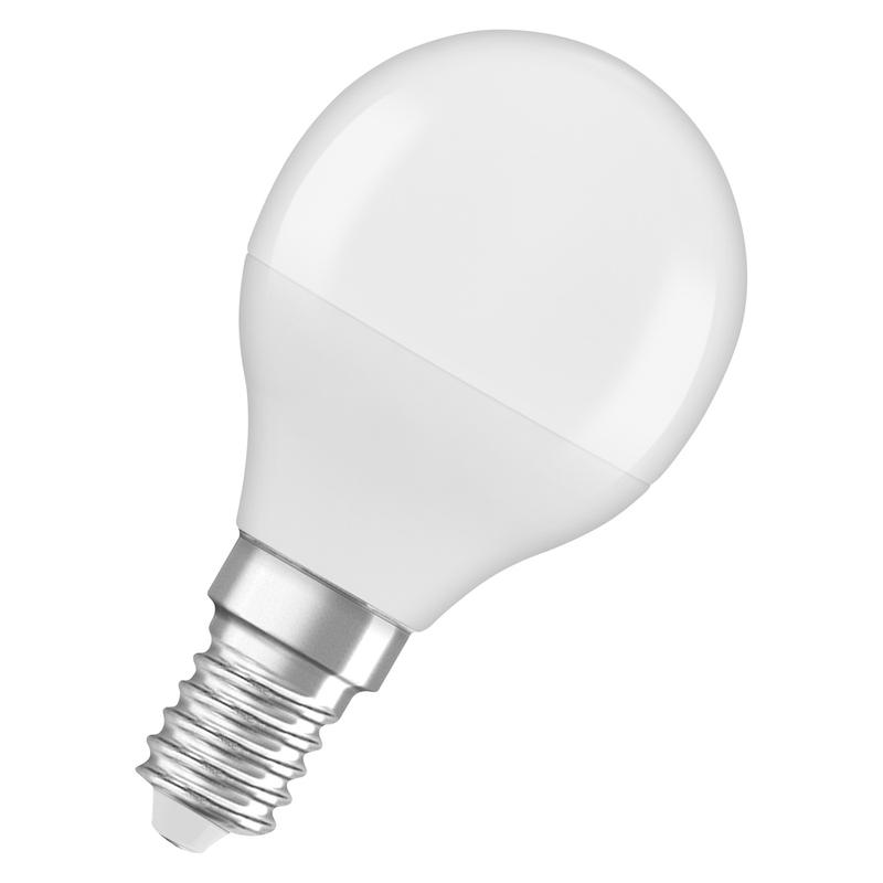 лампа светодиодная led star 5.5вт p матовая 4000к нейтр. бел. e14 470лм 220-240в угол пучка 200град. (замена 40вт) osram 4058075430815 от BTSprom.by