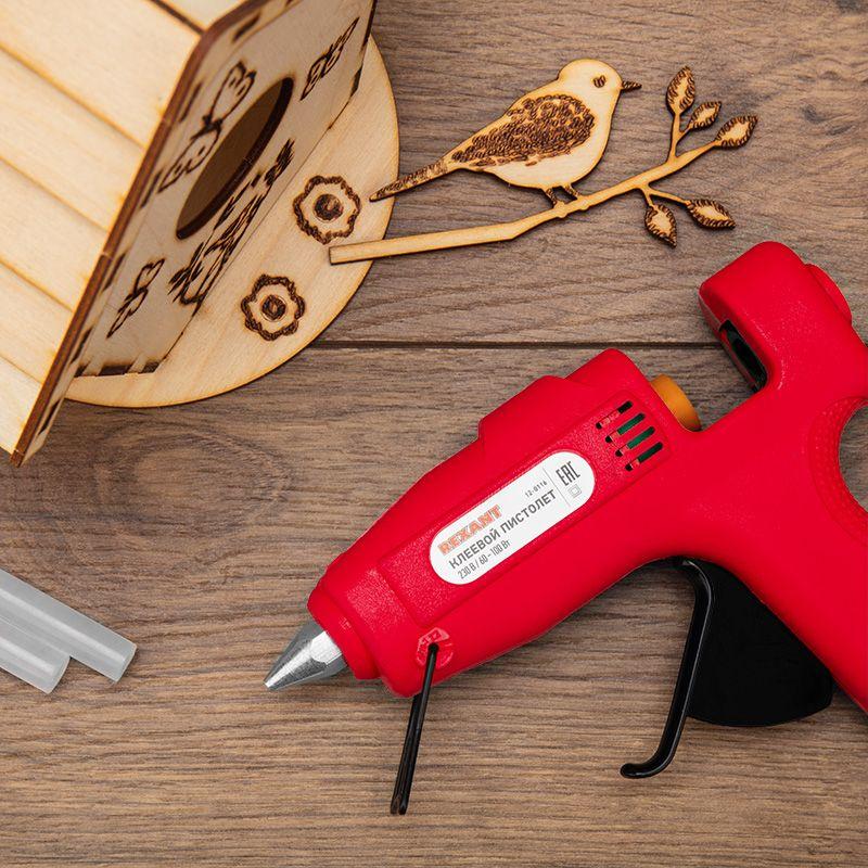  Пистолет клеевой 60Вт/100Вт Профи (блист.) Rexant 12-0116 фото в каталоге от BTSprom.by