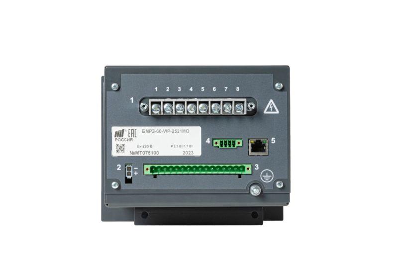  Блок микропроцессорный релейной защиты БМРЗ-60-VIP-2521М0-01 Механотроника 4010100223 фото в каталоге от BTSprom.by