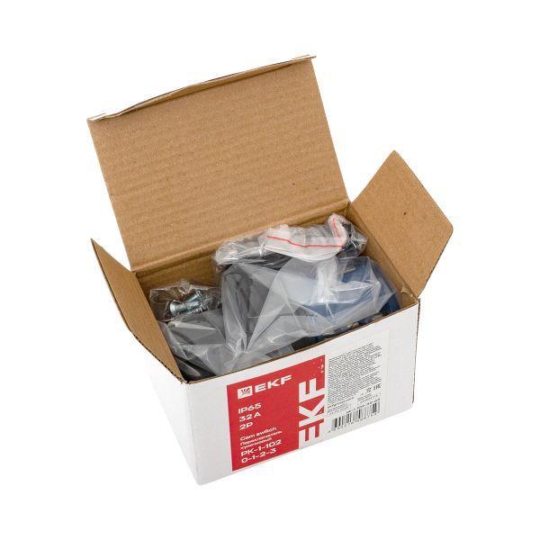  Переключатель кулачковый ПК-1-102 2п 32А "0-1-2-3" IP65 EKF pk-1-102-32-65 фото в каталоге от BTSprom.by