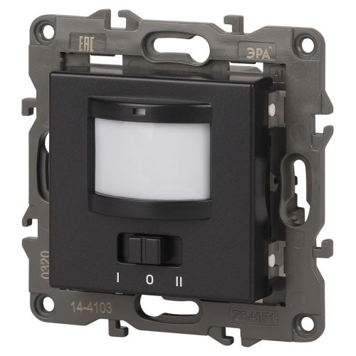  Датчик движения 14-4103-05 2-проводной 180-250В 200Вт Elegance антрацит ЭРА Б0034356 фото в каталоге от BTSprom.by