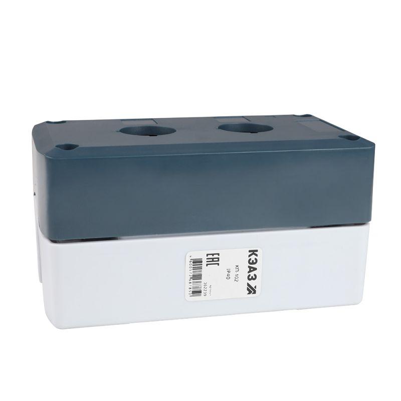 корпус кнопочного поста кп-102 сер. 2 отв. ip40 кэаз кэаз 362239 от BTSprom.by