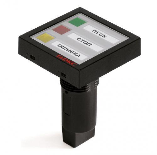 индикатор мульти винт. подкл. уст. размер 22/48 квад. два диода 230в dkc am2s24l230 от BTSprom.by