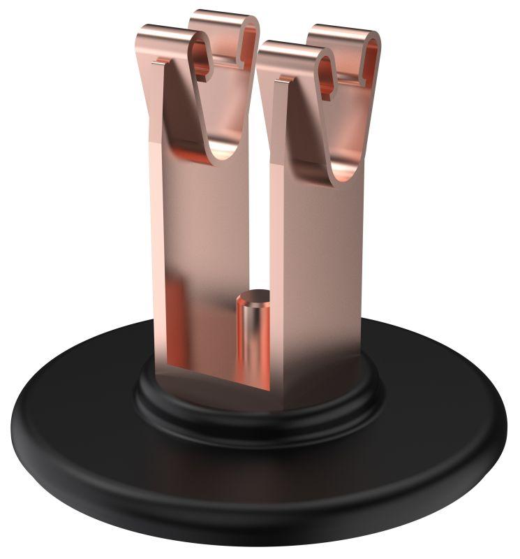 держатель проводника кругл. 8-10мм для кровли осн. клей медь iek zdp85-50-6-18 от BTSprom.by