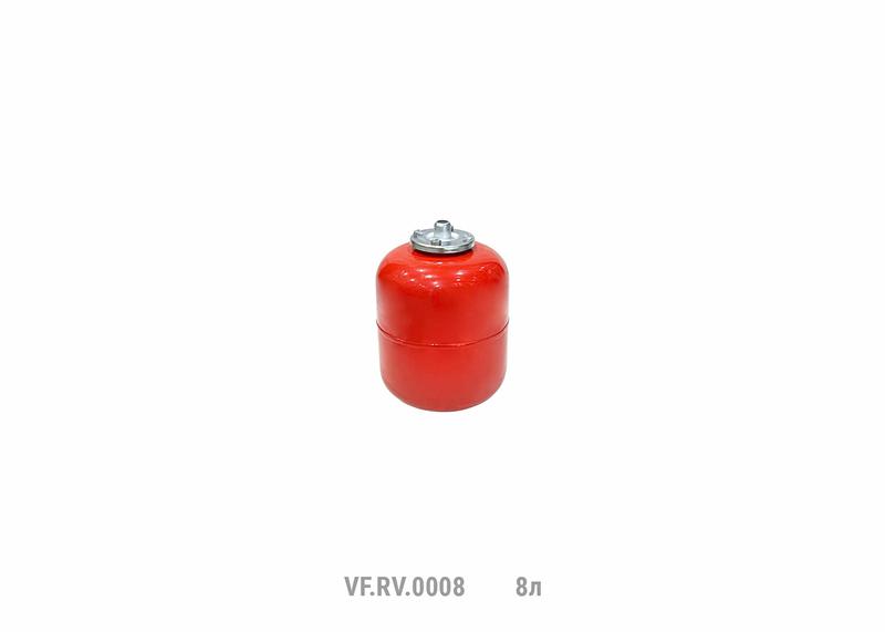 бак расширительный вертикальный rv 8л красн. (90шт/пал) valfex vf.rv.0008 от BTSprom.by
