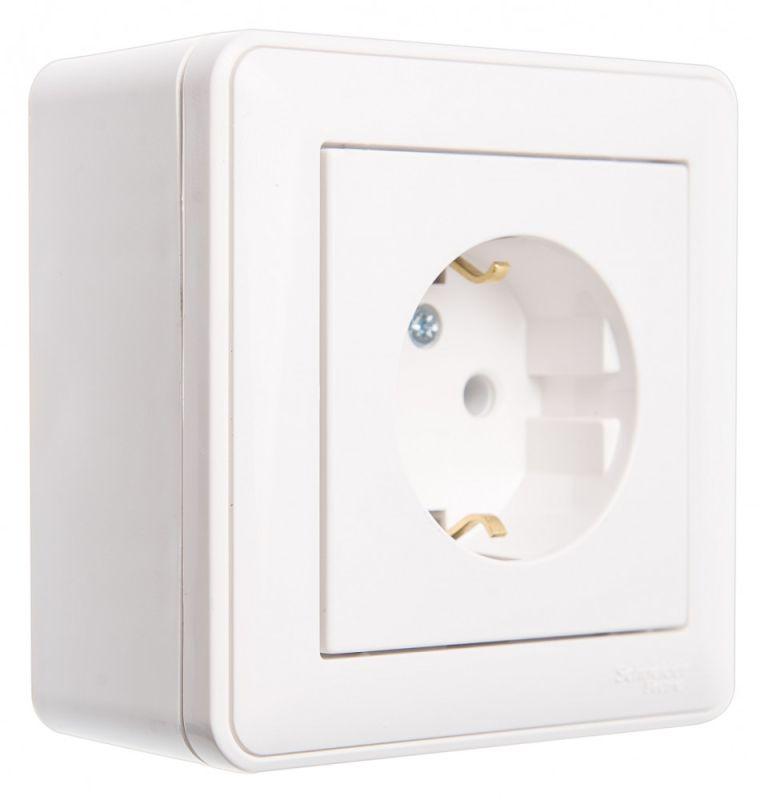 коробка подъемная 1-м оп w59 с рамкой бел. se kp-152-18 от BTSprom.by