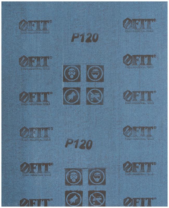  Лист шлифовальный на тканевой основе алюм./оксидный абразивный слой 230х280мм (уп.10шт) Р 120 FIT 38012 фото в каталоге от BTSprom.by