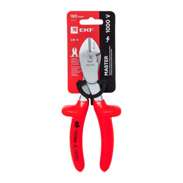  Бокорезы силовые 180мм Master 1000В Basic EKF sbo-180-mas-in фото в каталоге от BTSprom.by