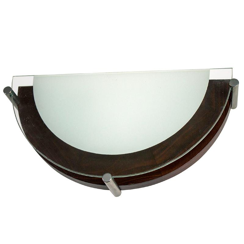 светильник нбб 06-40 "полесье" 300/2 м41 бел. /корпус венге /держатель хром (инд. упак.) элетех 1005205886 от BTSprom.by