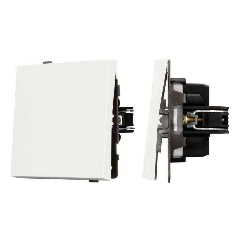 выключатель непроходной 1-кл. swt-tendo-mk01-pl-wh 10а 230в механизм arlight 054033 от BTSprom.by