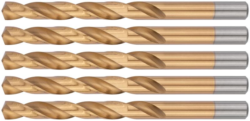  Сверло HSS по металлу титановое покрытие 10.0мм (уп.5шт) FIT 34200 фото в каталоге от BTSprom.by