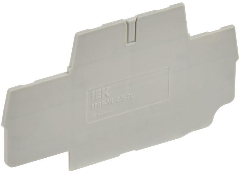 заглушка для cp-ml 2 ур. 2.5кв.мм сер. iek yct23-00-2-k03-002-zgl от BTSprom.by