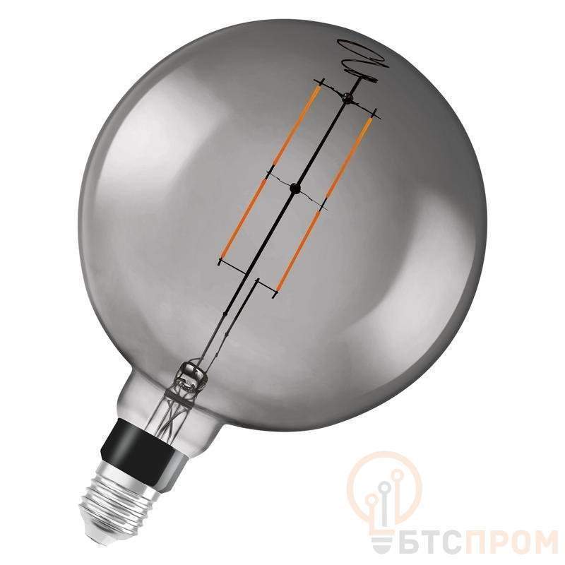 лампа светодиодная smart+ filament globe dimmable 37 6вт/2700к e27 ledvance 4058075486188 от BTSprom.by