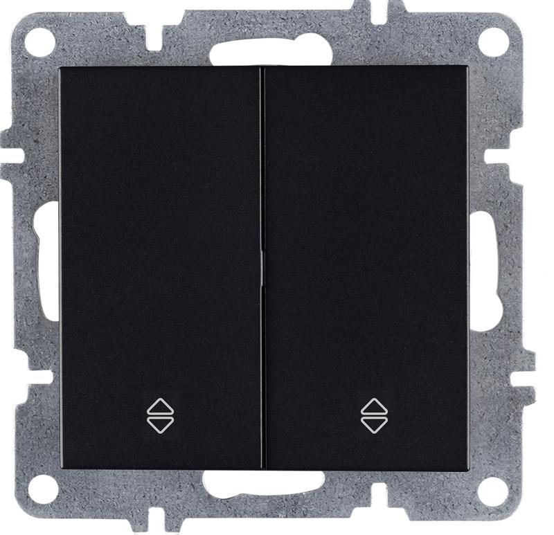 выключатель проходной 2-кл. lavin/karen механизм черн. arvia 50 07 2000 211 от BTSprom.by