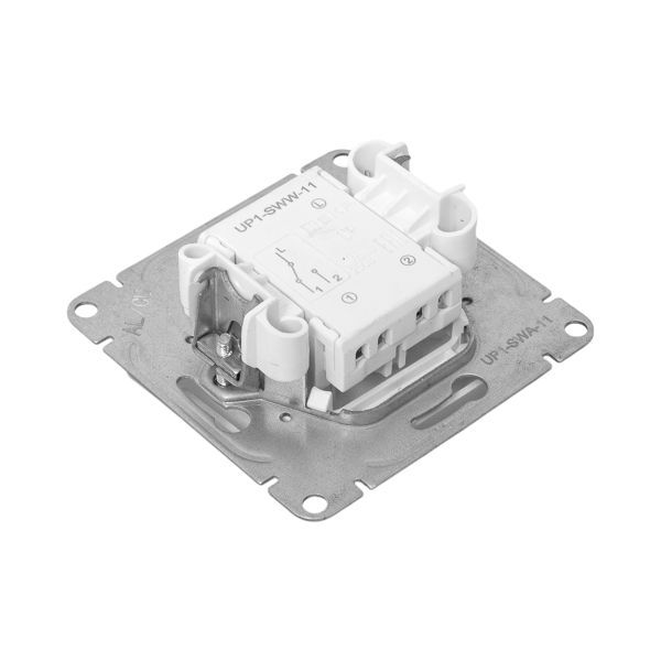  Выключатель проходной 1-кл. СП Эпика механизм алюм. EKF UP1-SWA-11 фото в каталоге от BTSprom.by