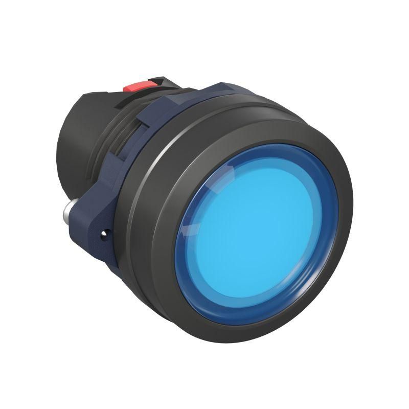 головка кнопки плоская прозрачная с фиксацией син. dkc m22p-fllbp от BTSprom.by