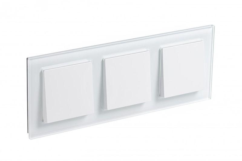  Рамка 3-м AtlasDesign Nature стекло бел. SE ATN320103 фото в каталоге от BTSprom.by