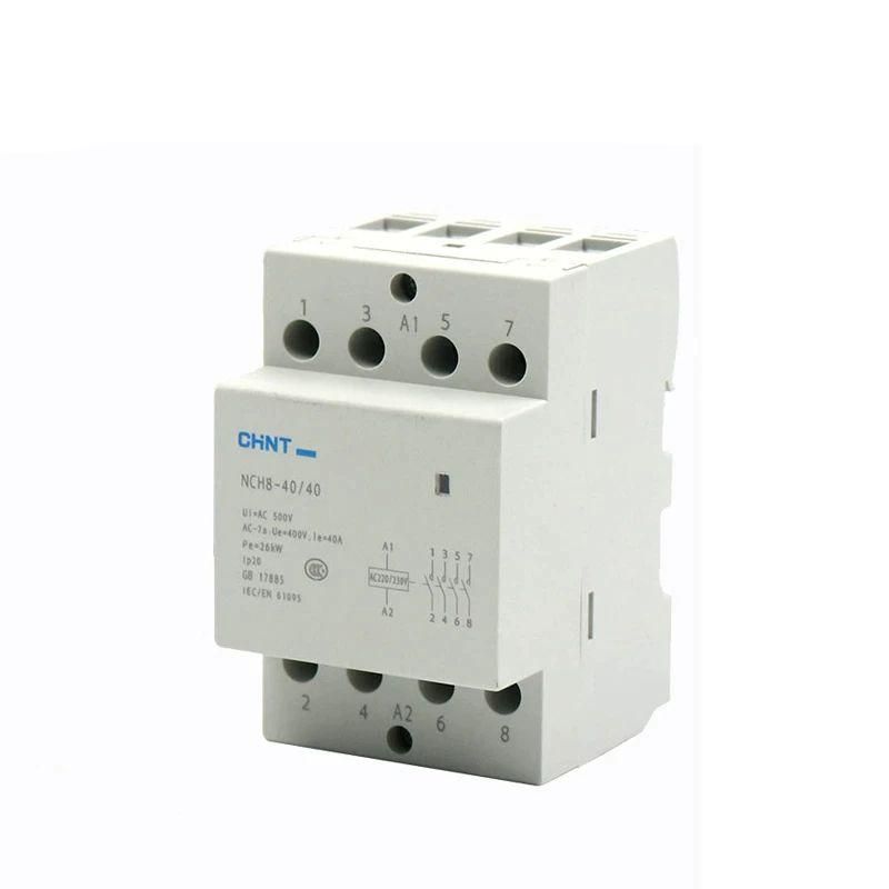 контактор модульный nch8-40/40 40а 4но ac 220/230в 50гц (r) chint 256099 от BTSprom.by