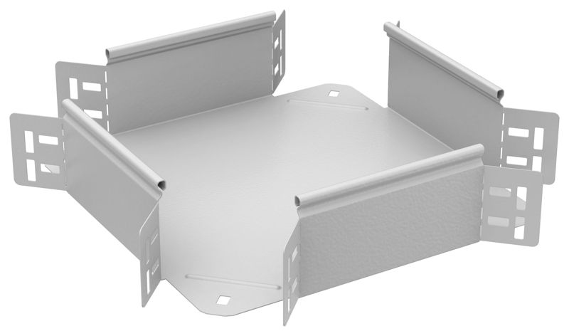 Ответвитель для лотка 100х100 1.2мм RAL 9016 ESCA 5 IEK ES5-KR-100-100-12-RGA от BTSprom.by