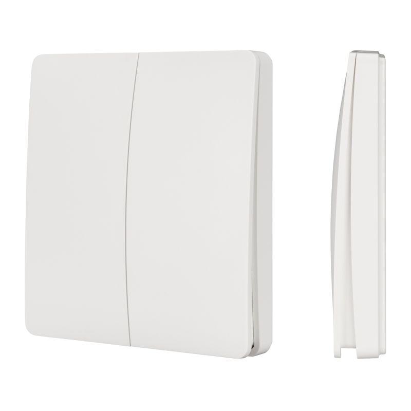 панель кнопочная kinetic-801-22-2g-wp-suf white no battery 433mhz ip67 пластик intelligent arlight 043317 от BTSprom.by