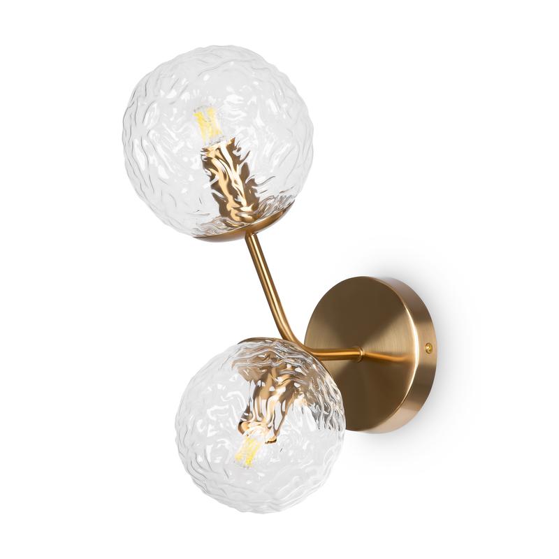  Светильник Fluff 40Вт E14х2 IP20 бра настен. Freya FR5207WL-02BZ фото в каталоге от BTSprom.by