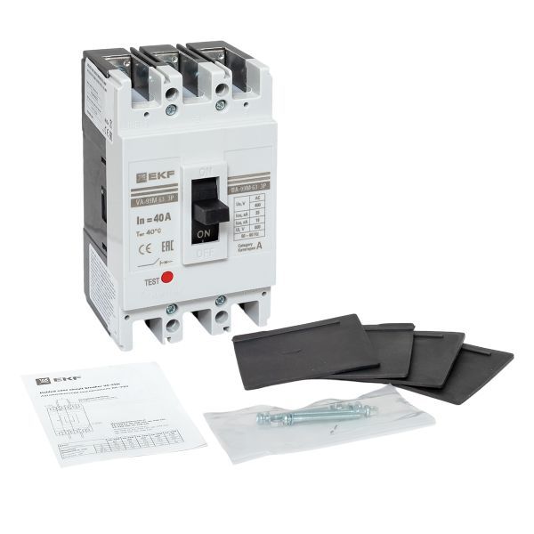 Выключатель автоматический 3п 63/40А 25кА ВА-99М PROxima EKF mccb99-63-40m фото в каталоге от BTSprom.by