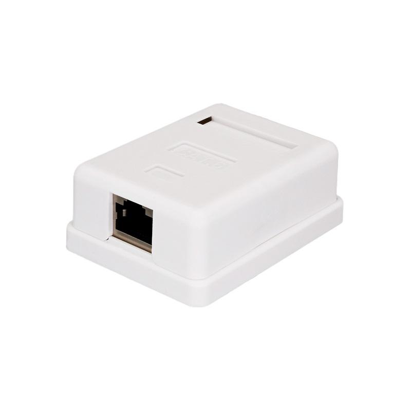 розетка компьютерная 8p8c rj-45 ftp кат.5e 1 порт (diy) suprlan 10-0354-1 от BTSprom.by