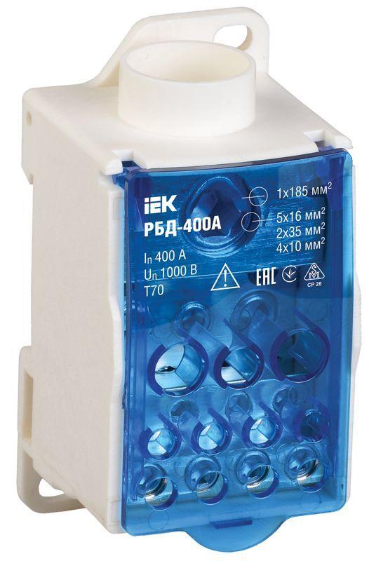 блок распределительный на din-рейку рбд-400а iek rbd-400 от BTSprom.by