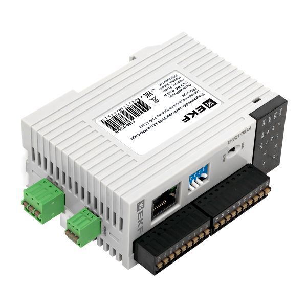  Контроллер программируемый F100 12 в/в PRO-Logic (с поверкой) EKF F100-12A-R-V фото в каталоге от BTSprom.by