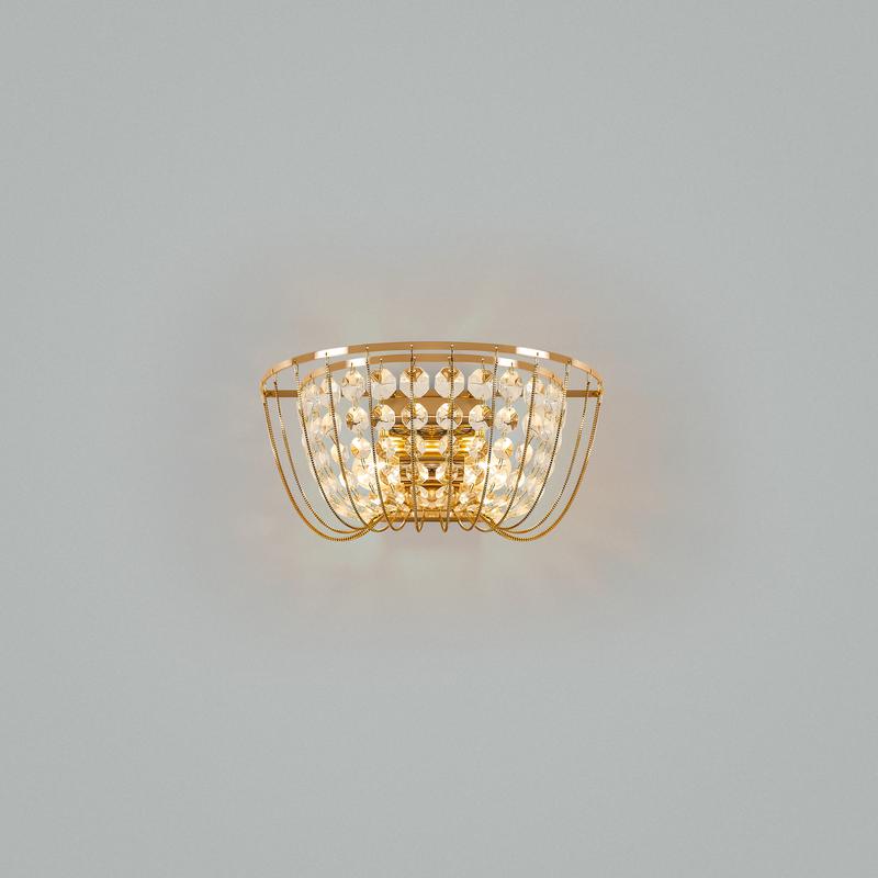 светильник pava 60вт e14х2 ip20 бра настен. freya fr1016wl-02g от BTSprom.by