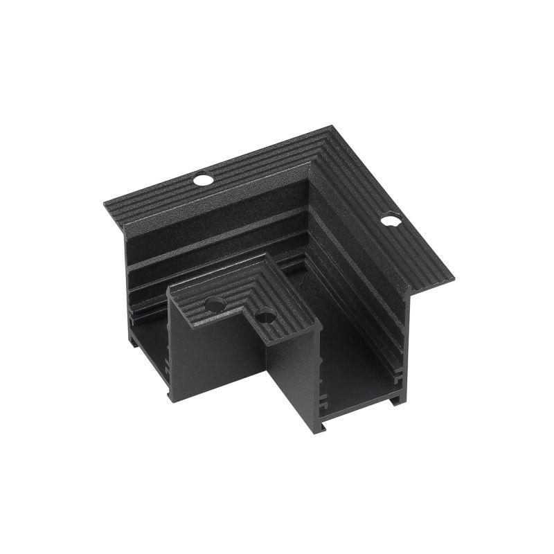 коннектор угловой mag-con-mini-2538-f-l90 (bk) ip20 металл arlight 046822 от BTSprom.by