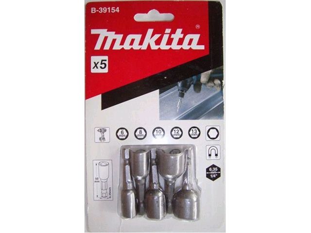 набор головок торцовых магнитных makita 5шт b-39154 от BTSprom.by