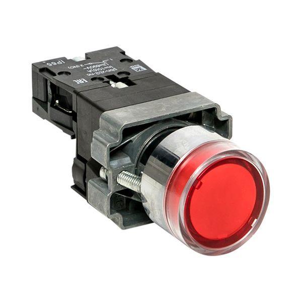 кнопка ba42 с подсветкой 230в красн. nc ip65 proxima ekf xb2-bw42-230-65 от BTSprom.by