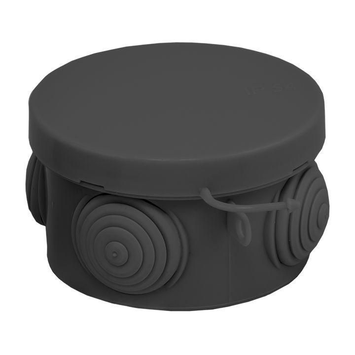коробка распаячная кмр-040-038 с крышкой 65х40 4 мембранных ввода ip54 черн. ekf plc-kmr-040-038-b от BTSprom.by
