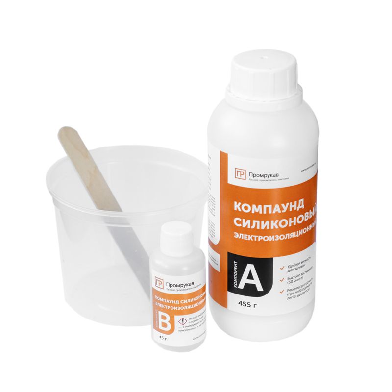 компаунд силиконовый электроизоляционный в бутылях (уп.500г) промрукав pr08.22657 от BTSprom.by
