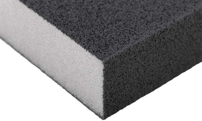  Губка шлифовальная 100х70х25мм Р 180/Р 360 средняя жесткость алюм./оксидная FIT 38370 фото в каталоге от BTSprom.by