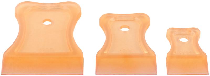  Набор шпателей мягких 40; 60; 80мм пластик цвет. (3 предмета) КУРС 06881 фото в каталоге от BTSprom.by