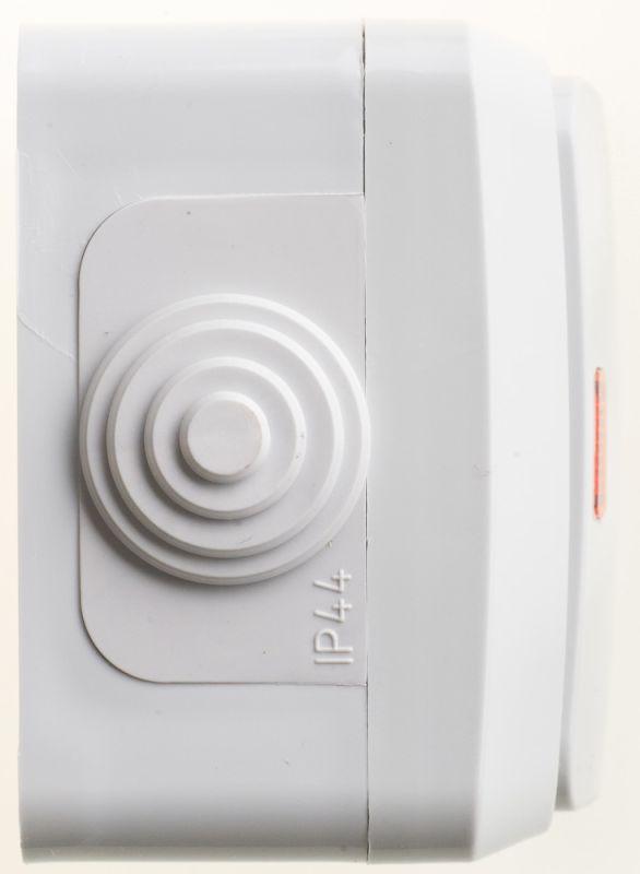  Выключатель 1-кл. ОП Этюд 10А IP44 10AX с подсветкой сер. SE BA10-045C фото в каталоге от BTSprom.by