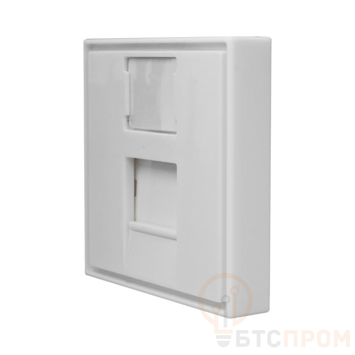 Панель лицевая 1 порт 45х45 Keystone шторка SUPRLAN 10-0304 фото в каталоге от BTSprom.by  Панель лицевая 1 порт 45х45 Keystone шторка SUPRLAN 10-0304 фото в каталоге от BTSprom.by