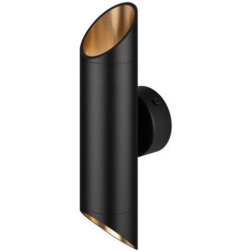  Светильник WL52 BK/GD 2хGU10 2х12Вт IP20 настенный черн. золото Эра Б0061199 фото в каталоге от BTSprom.by