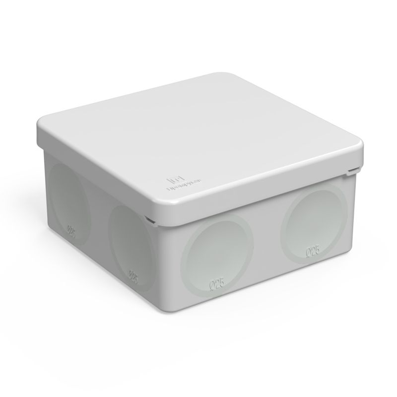 коробка распределительная оп 100х100х50 двухкомпонентн. безгалоген. (hf) для прямого монтажа (уп.8шт) промрукав 60-0300м от BTSprom.by