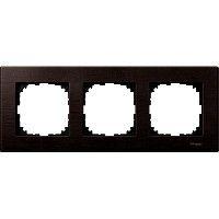  Рамка 3-м Merten деревян. венге SchE MTN4053-3471 фото в каталоге от BTSprom.by