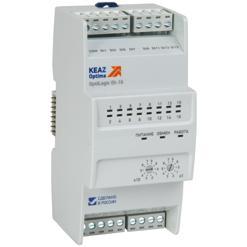 модуль дискретного ввода optilogic l-di-16 кэаз 288026 от BTSprom.by