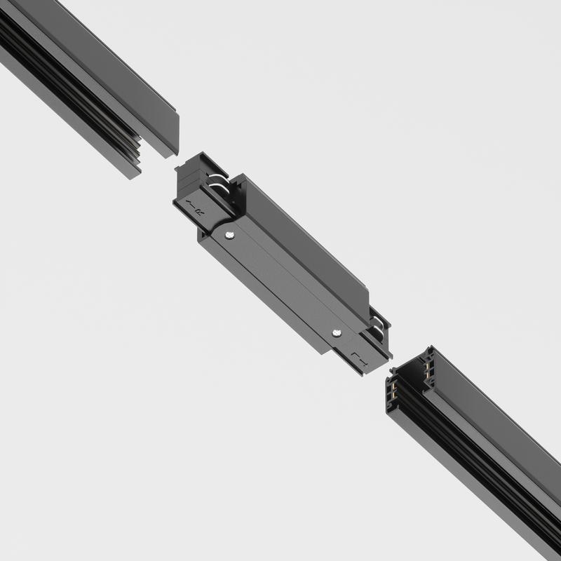  Коннектор прямой Trinity черн. Voltega TRA-VGL005C-31B фото в каталоге от BTSprom.by